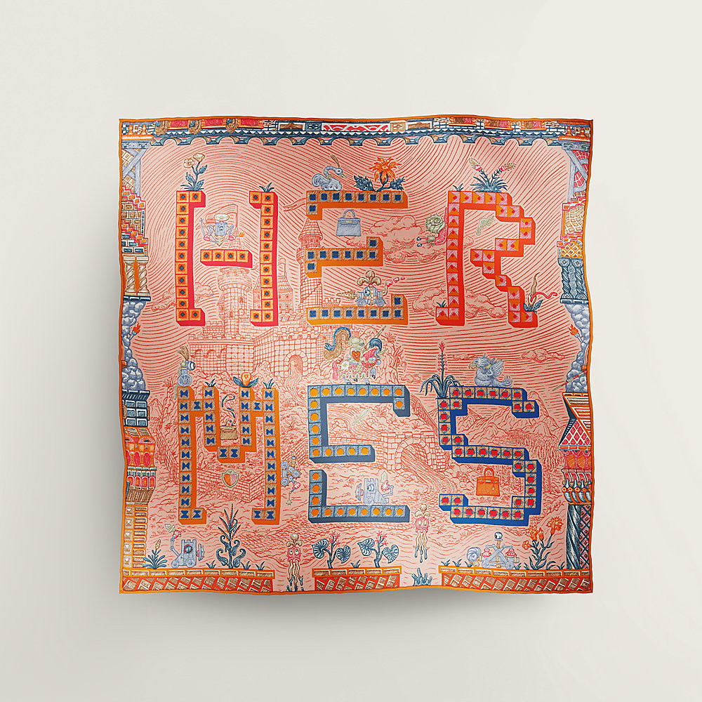 ガヴロッシュ 45《スーパー・シルク・クエスト・デタイユ》 | Hermès - エルメス-公式サイト